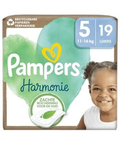 Pampers Harmonie  luiers maat 5 - 19 stuks