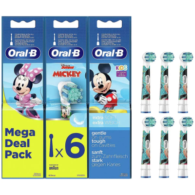 Oral-B Kids  opzetborstels - 6 stuks