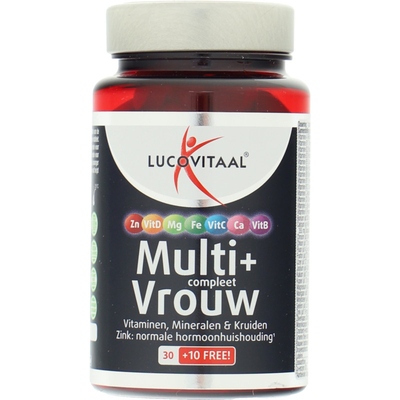 Lucovitaal Multi vrouw tabletten Multivitamines 40 stuks