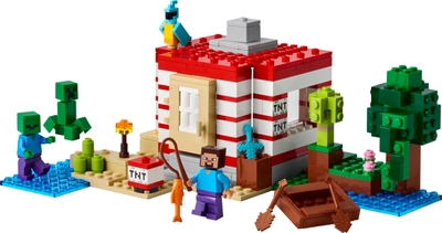 LEGO Minecraft Het TNT Junglehuis, Videogameset 21275