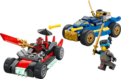 LEGO Rogue vs. Drix racewagenduel