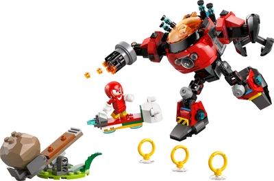 LEGO Sonic the Hedgehog Knuckles vs. Dr. Eggman Egg Crusher mecha 77005