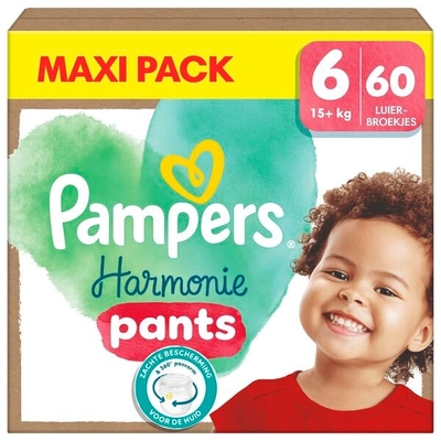 Pampers Harmonie Pants  luierbroekjes maat 6 - 60 stuks