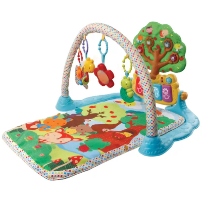 VTech Baby Dierenvriendjes Speelmat - Babygym - Speeltapijt - Speelkleed - Interactief Speelgoed - 6 tot 36 Maanden