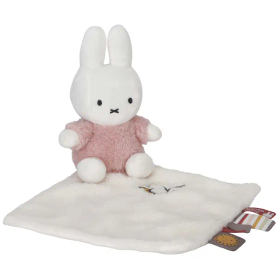 Nijntje Knuffeldoekje Fluffy Roze
