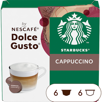 Starbucks Dolce gusto compatible cappuccino Dolce Gusto compatible 12 stuks