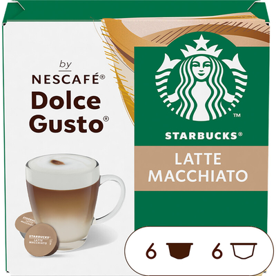 Starbucks Dolce gusto compatible latte macchiato Dolce Gusto compatible 12 stuks