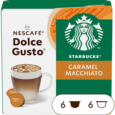 Starbucks Dolce gusto compatible macchiato caramel Dolce Gusto compatible 12 stuks