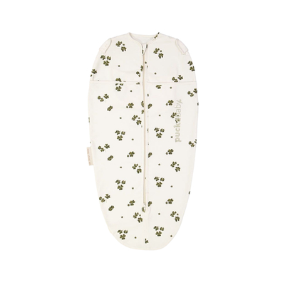 Puckababy Mini Inbakerslaapzakje baby (3-6m) - Lucky Clover - Katoen TOG 0.5 - Zomerslaapzak