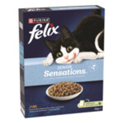 Felix Kattenvoer Senior Sensations 1 kilo - kattenbrokken
