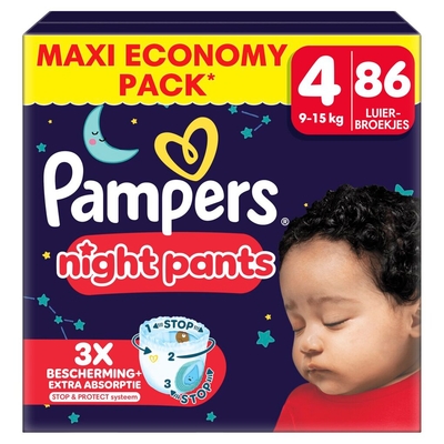 Pampers Baby Dry Night Pants  luierbroekjes maat 4 - 86 stuks