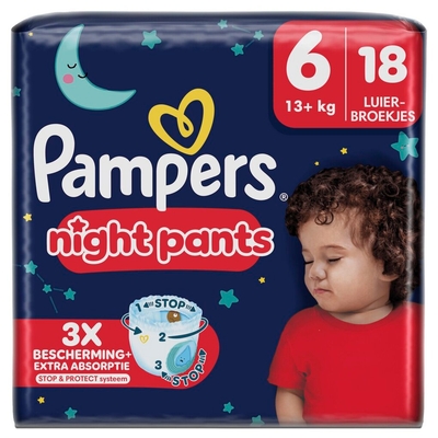Pampers Baby Dry Night Pants  luierbroekjes maat 6 - 18 stuks