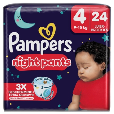 Pampers Baby Dry Night Pants  luierbroekjes maat 4 - 24 stuks