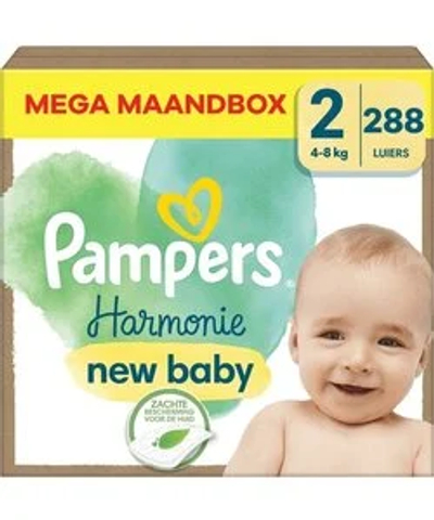 Pampers Harmonie  luiers maat 2 - 288 stuks