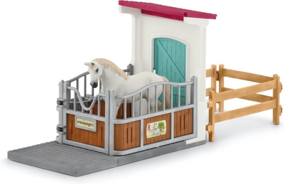 schleich HORSE CLUB - Paardenbox - Speelfigurenset - Kinderspeelgoed voor Jongens en Meisjes - 5 tot 12 jaar - 42569