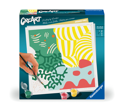 Ravensburger CreArt Organic Vibes - Schilderen op nummer voor volwassenen