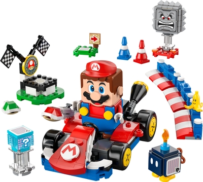 LEGO® Super Mario™: Mario Kart™ – Interactieve LEGO® Mario™ en Standaardkart - 72043