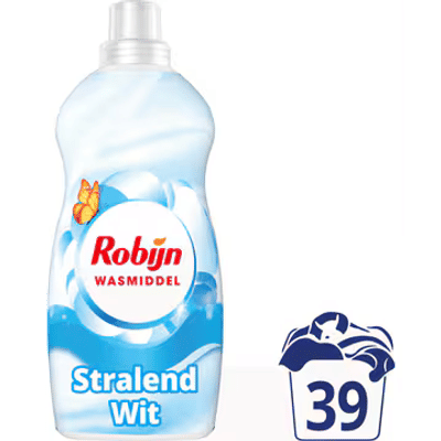 Robijn Stralend Wit  wasmiddel witte was - 1,19 wasbeurten