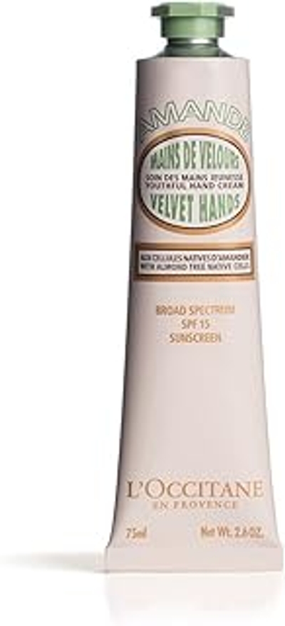 Amandel fluweelzachte handcrème SPF 15-75 ml - L'OCCITANE