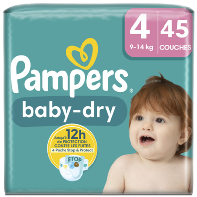 Pampers Baby Dry  luiers maat 4 - 45 stuks