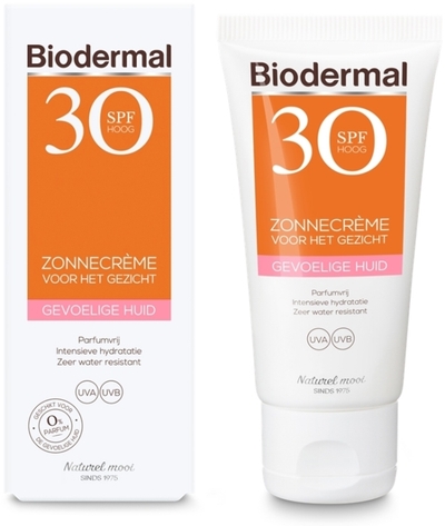 Biodermal Zonnebrand Gevoelige huid - SPF30 - 50 ml