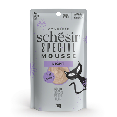 Schesir Special Light 12 x 70 g - natvoer katten