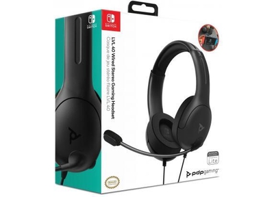 PDP Gaming LVL40 Wired Stereo Headset - Black (Nintendo Switch/Switch OLED/Switch Lite)