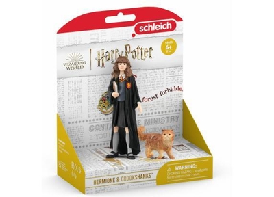 schleich WIZARDING WORLD - Hermelien Griffel en Knikkebeen - Hermione Granger & Crookshanks - Harry Potter - 42635