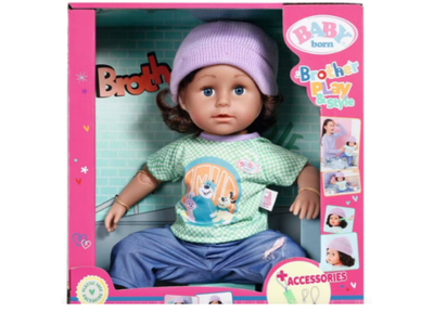 Zapf Creation - BABY born BABY Born broer 43cm Play & Style extra beweegbaar
