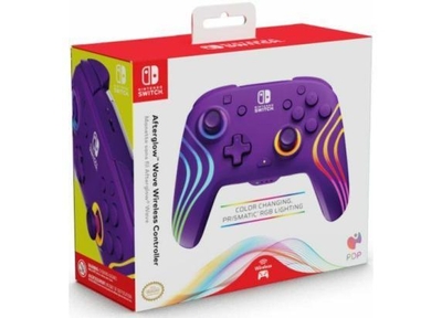PDP Afterglow WAVE Draadloze Controller - RGB - Back Buttons - Paars - Nintendo Switch