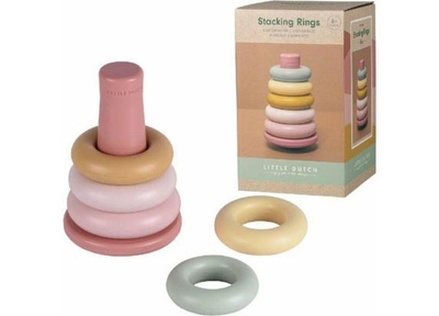 Little Dutch Little Dutch Stapelringen roze