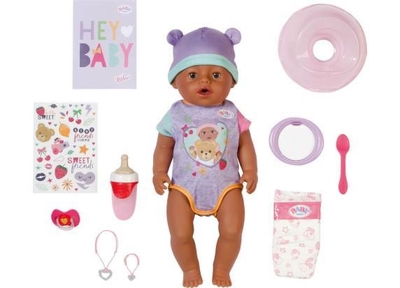 Zapf Creation - BABY born BABY Born Magic Eyes meisje met bruine ogen Eva 43