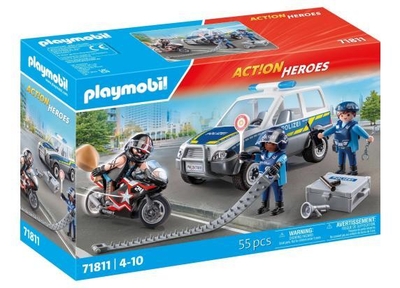 PLAYMOBIL - PMACTIONHE 71811 Politiejacht naar criminelen