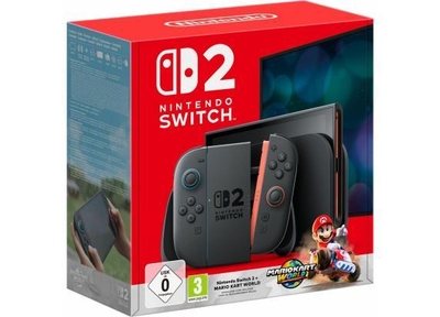 Nintendo Switch 2 - Super Mario Bros Nintendo Switch 2 Console Mario Kart World Blauw/Rood