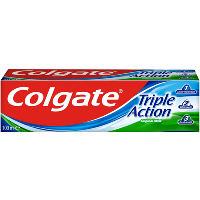 12x Colgate Tandpasta Triple Action 100 ml