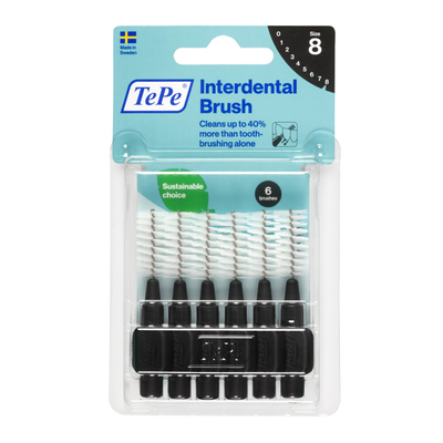 3x TePe Interdentale Ragers Original 1,5 mm Zwart 6 stuks