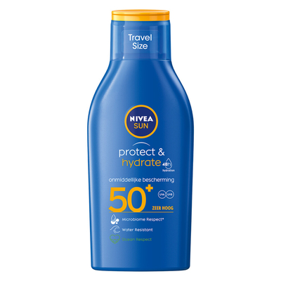 3x Nivea Sun Protect&Hydrate Zonnemelk Travelsize SPF 50+ 100 ml