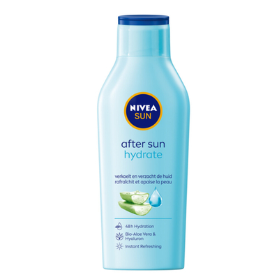 6x Nivea Sun After Sun Hydrate Lotion 400 ml