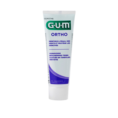 3x GUM Tandpasta Ortho 75 ml