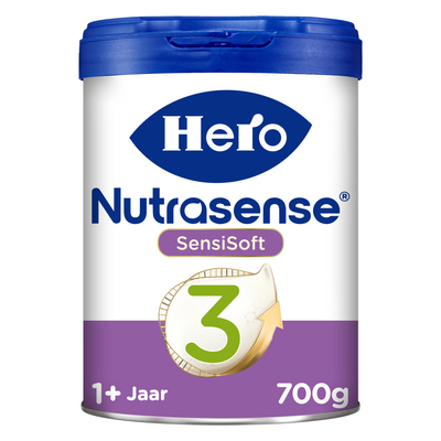 2x Hero Nutrasense SensiSoft 3 Peutermelk (12-24 mnd) 700 gr