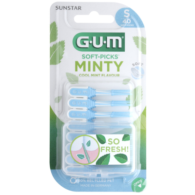 3x GUM Soft-Picks Comfort Flex Mint Small 40 stuks