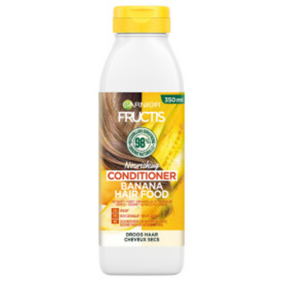 3x Garnier Fructis Hair Food Banaan Conditioner 350 ml