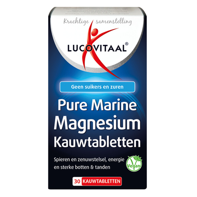 Gratis Verzending: 3x Lucovitaal Marine Magnesium 30 kauwtabletten
