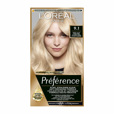 L'Oréal Paris Préférence 9.1 - Zeer Licht Asblond