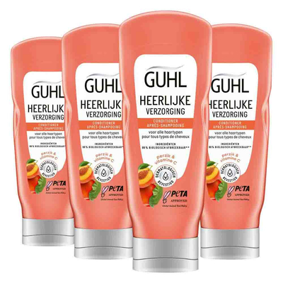 4x Guhl Conditioner Heerlijke Verzorging 200 ml