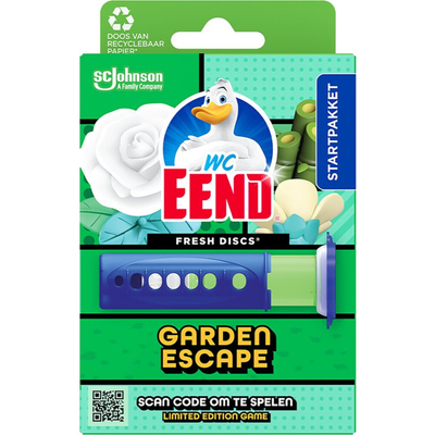 WC Eend Fresh Discs Houder Garden Escape - 6 stuks