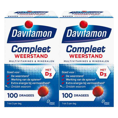 Gratis Verzending: 2x Davitamon Compleet Weerstand 100 stuks
