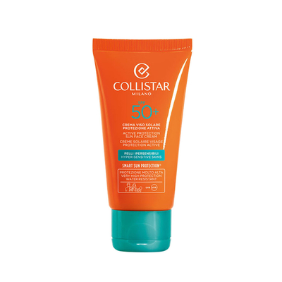 2x Collistar Active Protection Sun Cream Face SPF 50 50 ml