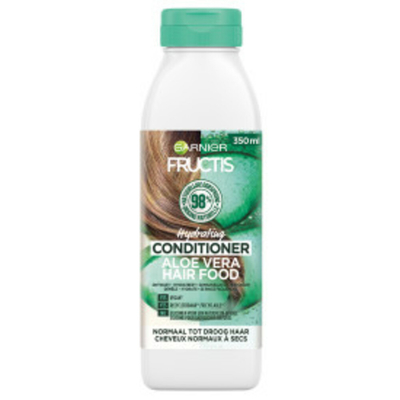 3x Garnier Fructis Hair Food Aloë Vera Conditioner 350 ml