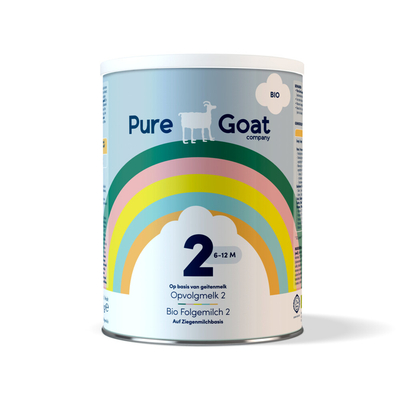 2x Pure Goat Geitenmelk 2 Opvolgmelk 400 gr